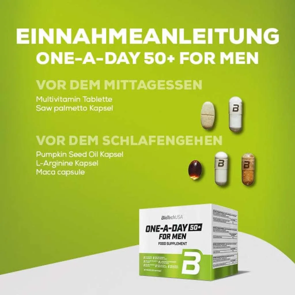 Biotech USA One A Day 50+ For Men