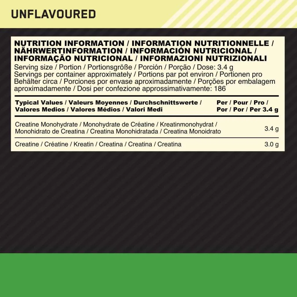 Optimum Nutrition Micronised Creatine Powder