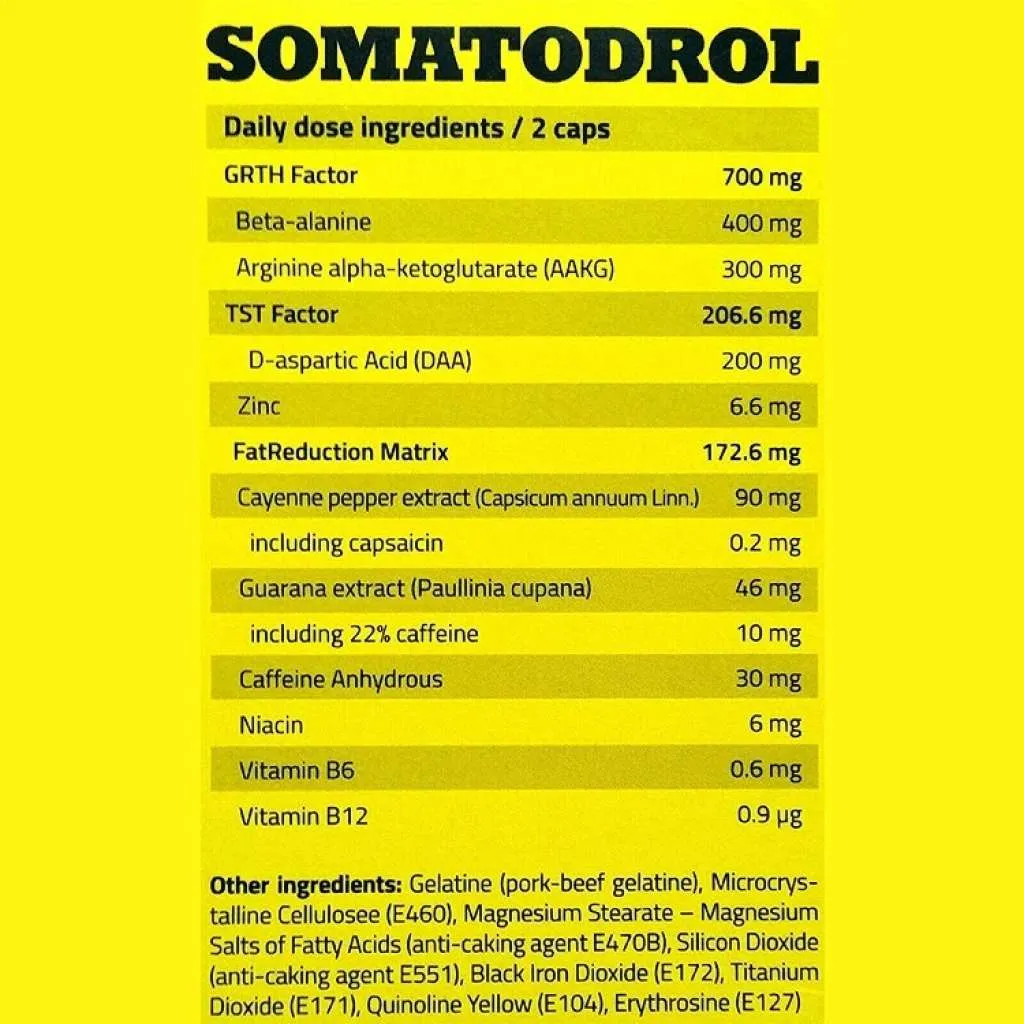 Somatodrol - 60 capsules (Iridium Labs)