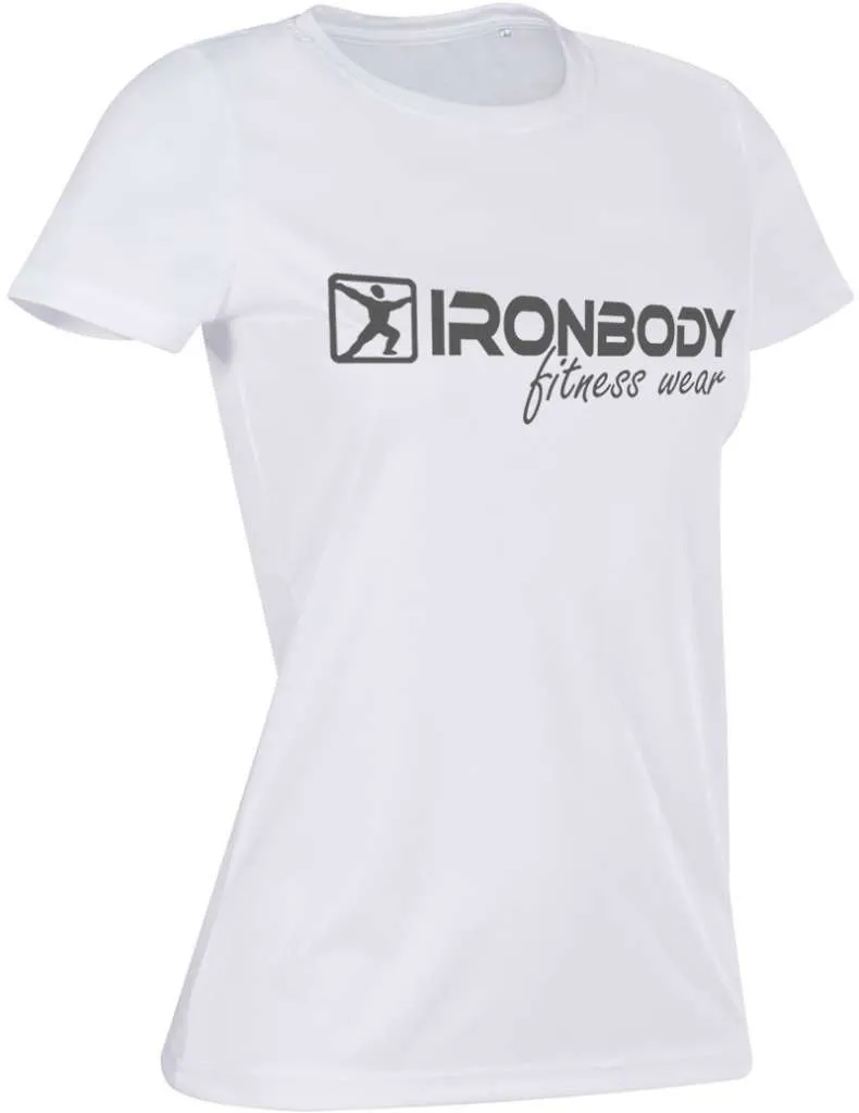 Funktions Shirt Woman weiss grau