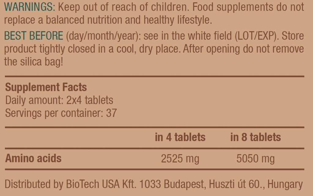 Vegan Amino - 300 tabs (Biotech USA)