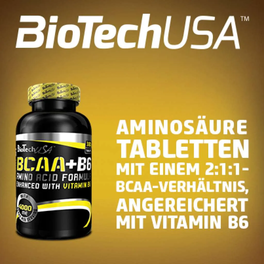 BCAA + B6 - 200 Tabletten (Biotech USA)
