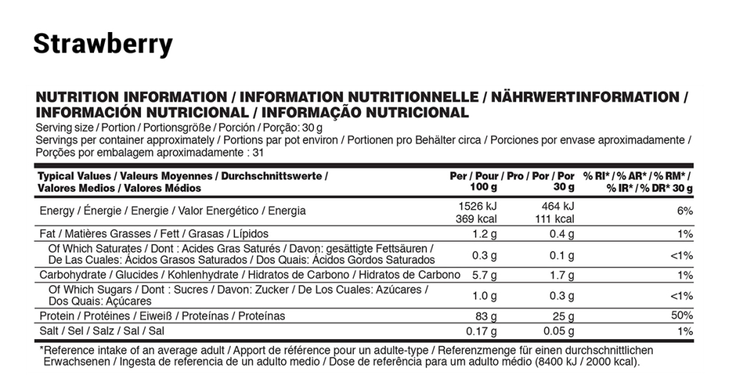 Gold Standard 100% Isolate - 930g powder (Optimum Nutrition)