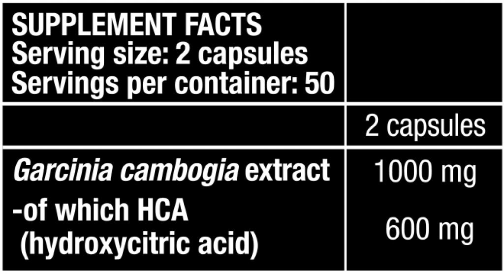 HCA - 100 capsules (Biotech USA)