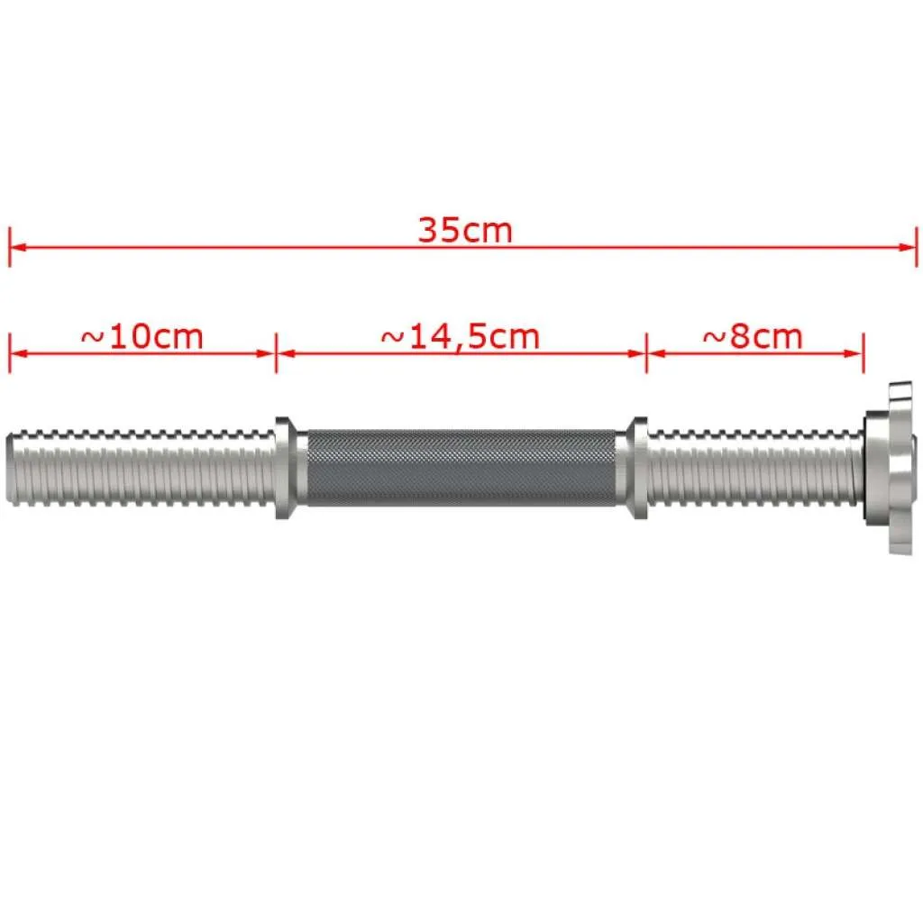 Dumbbell threaded 30 mm x 350 mm