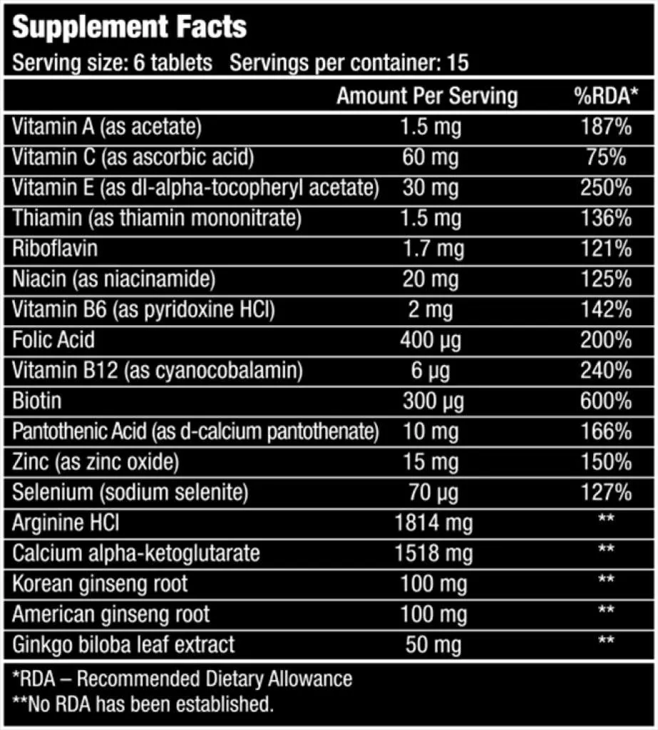 Mens Arginine - 90 Tabletten (Biotech USA)
