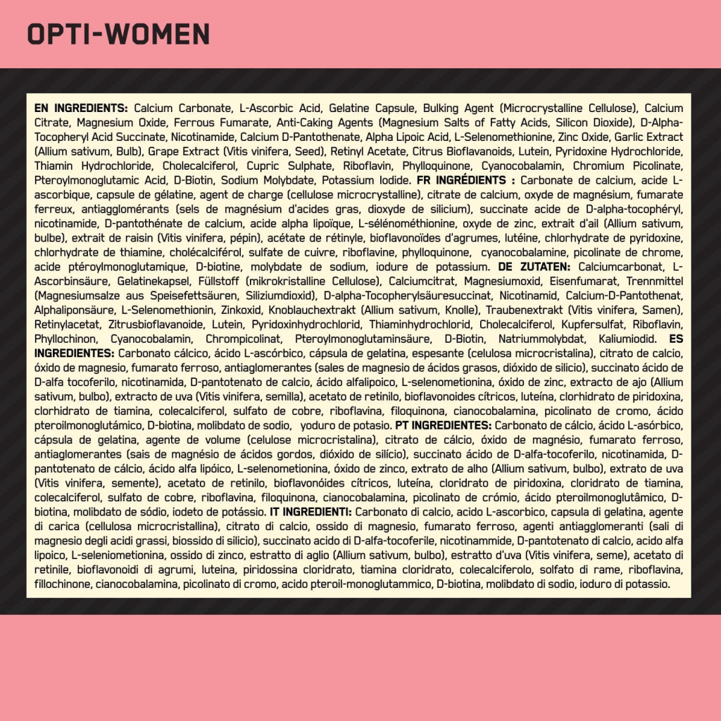 Opti-Women - 120 capsules (Optimum Nutrition)