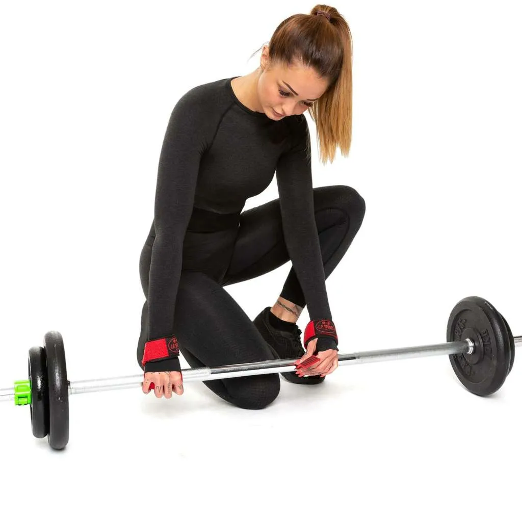 Pulling Straps Profi-Grip Classic red - 1 pair (C.P. Sports)