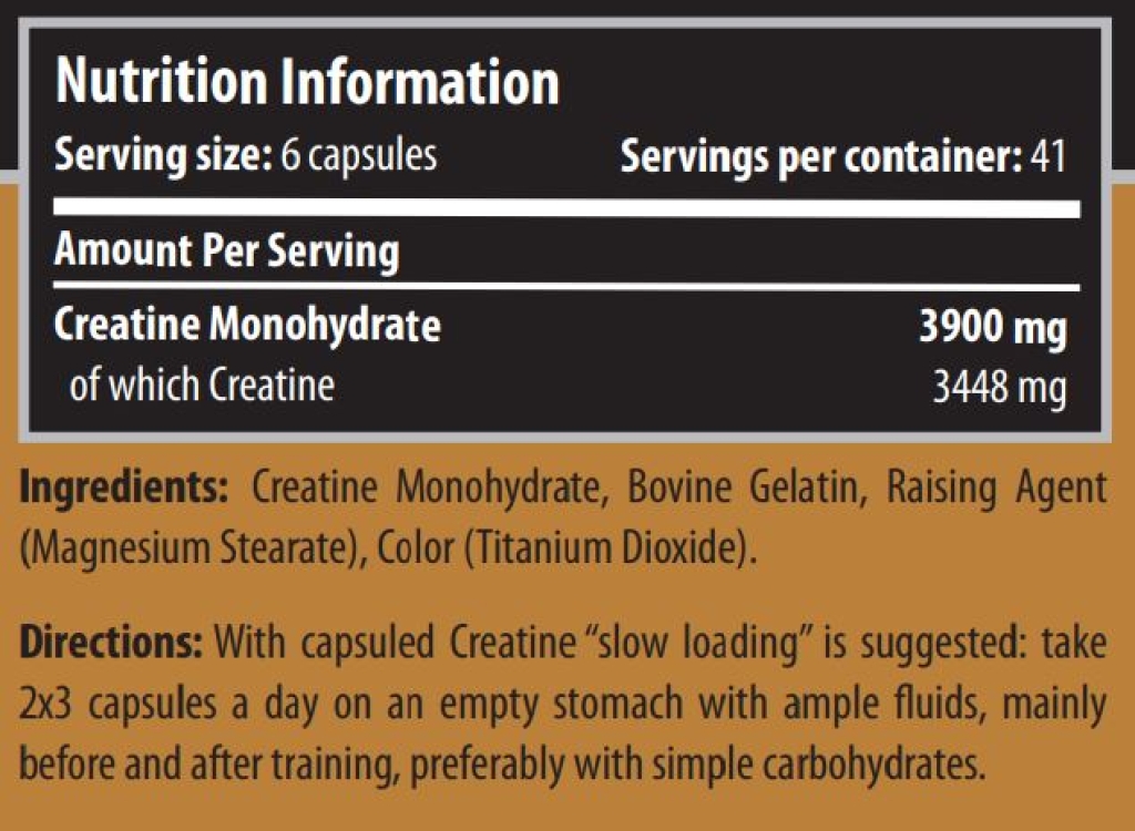 Creatine Caps - 250 Kapseln (Scitec Nutrition)