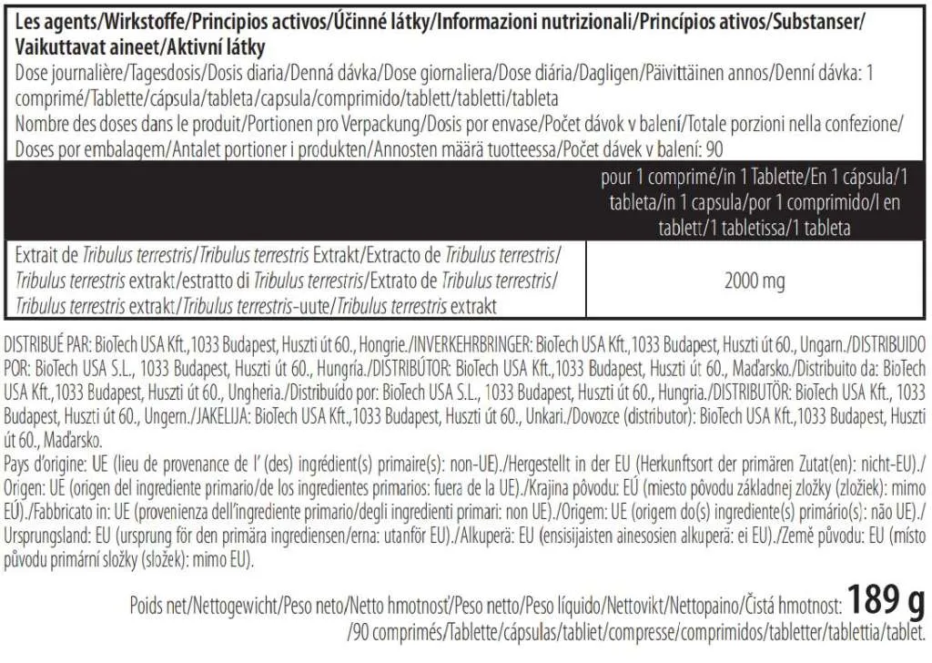 Tribu 2000 - 90 Tabletten (Scitec Nutrition)