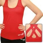 Woman Premium Tank Top red (Best Body Nutrition)