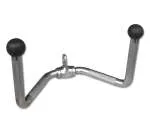 Rowing handle wide with rubber ends